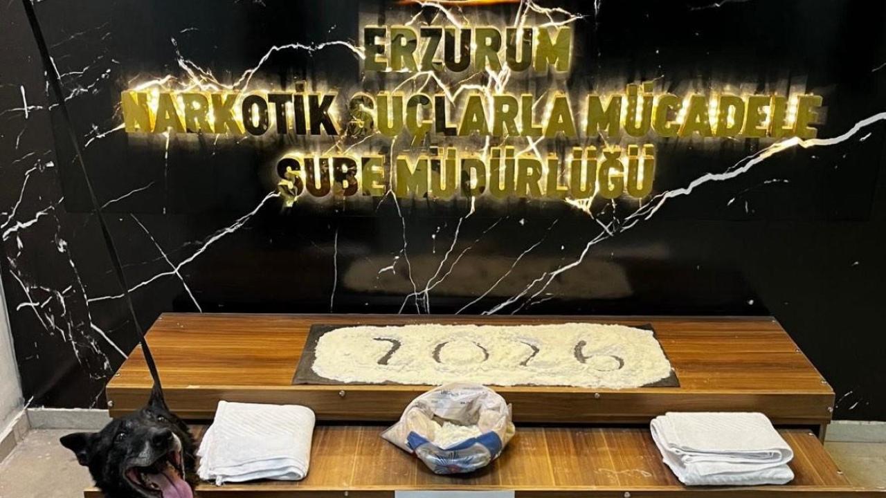 Erzurum polisinden uyuşturucu ve uyuşturucu tacirlerine geçit yok