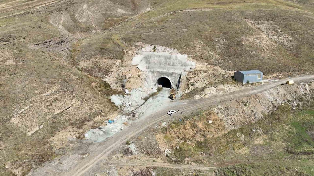 Erzurum’da tünel çalışmaları devam ediyor