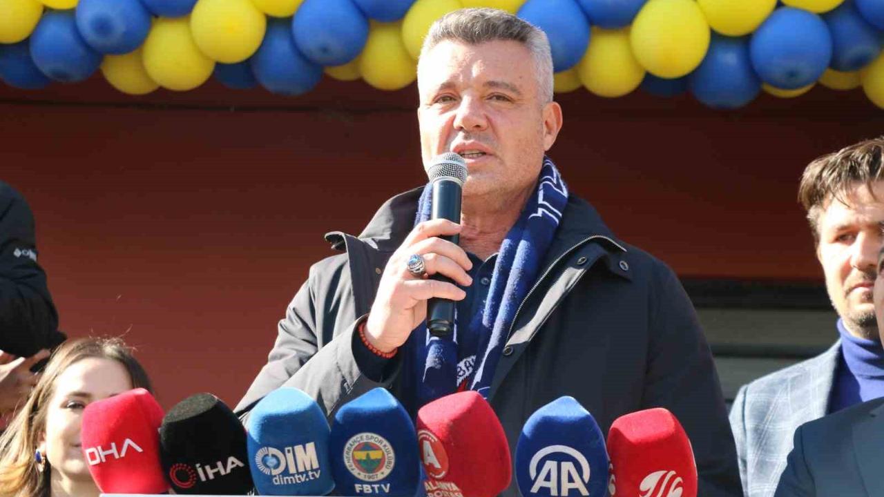 Fenerbahçe Başkanı Saran, Alanya’da kütüphane açılışına katıldı