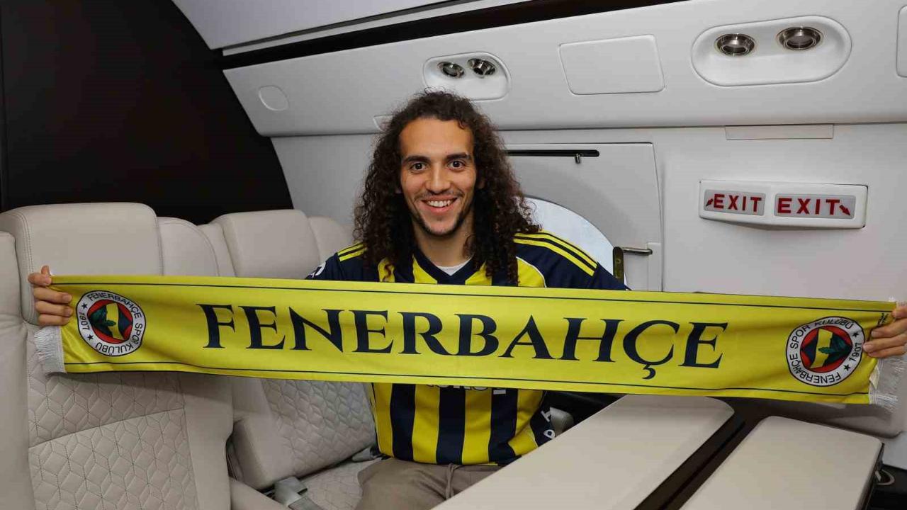 Fenerbahçe’nin yeni transferi Matteo Guendouzi, İstanbul’a geldi