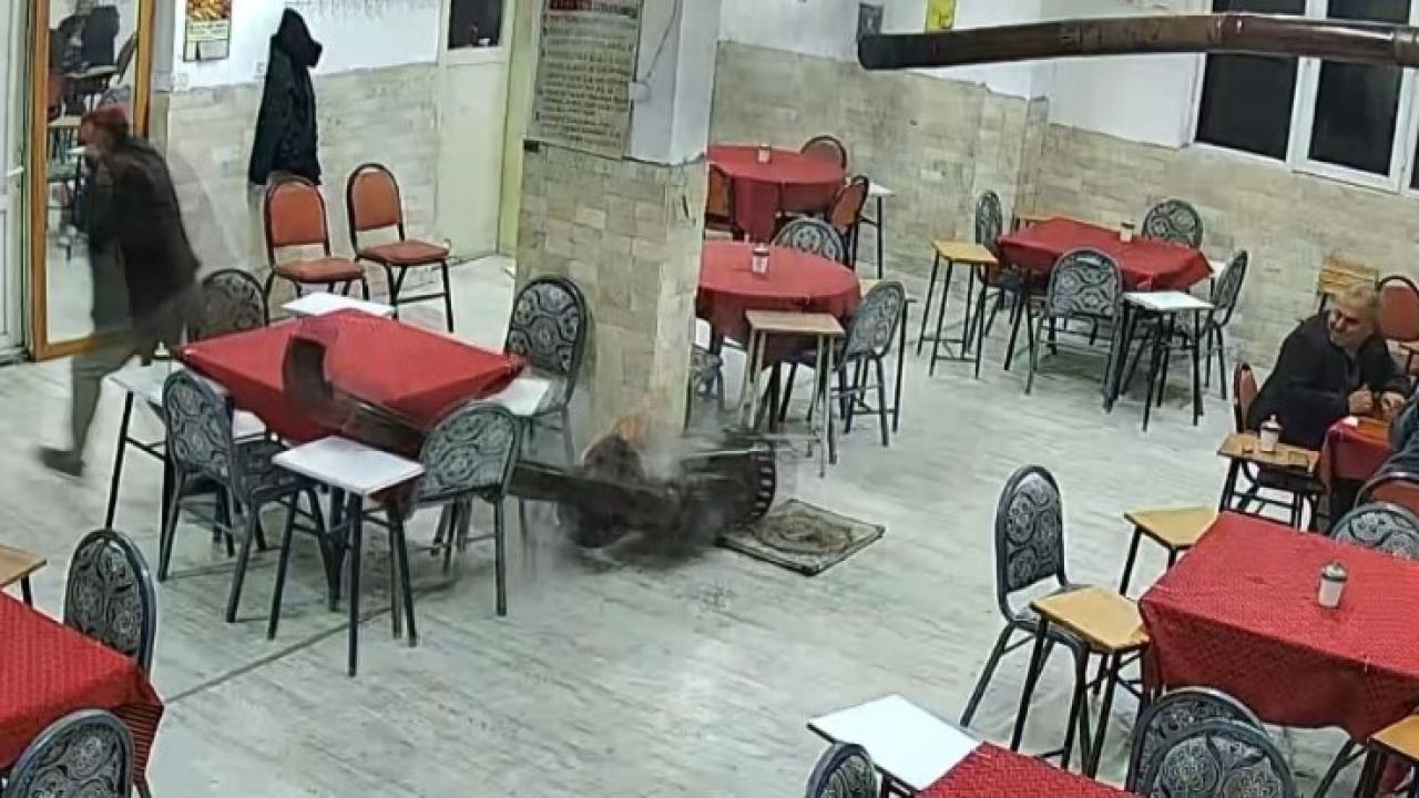 Güzel kokması için sobaya dökülen kolonya ortalığı savaş alanına çevirdi