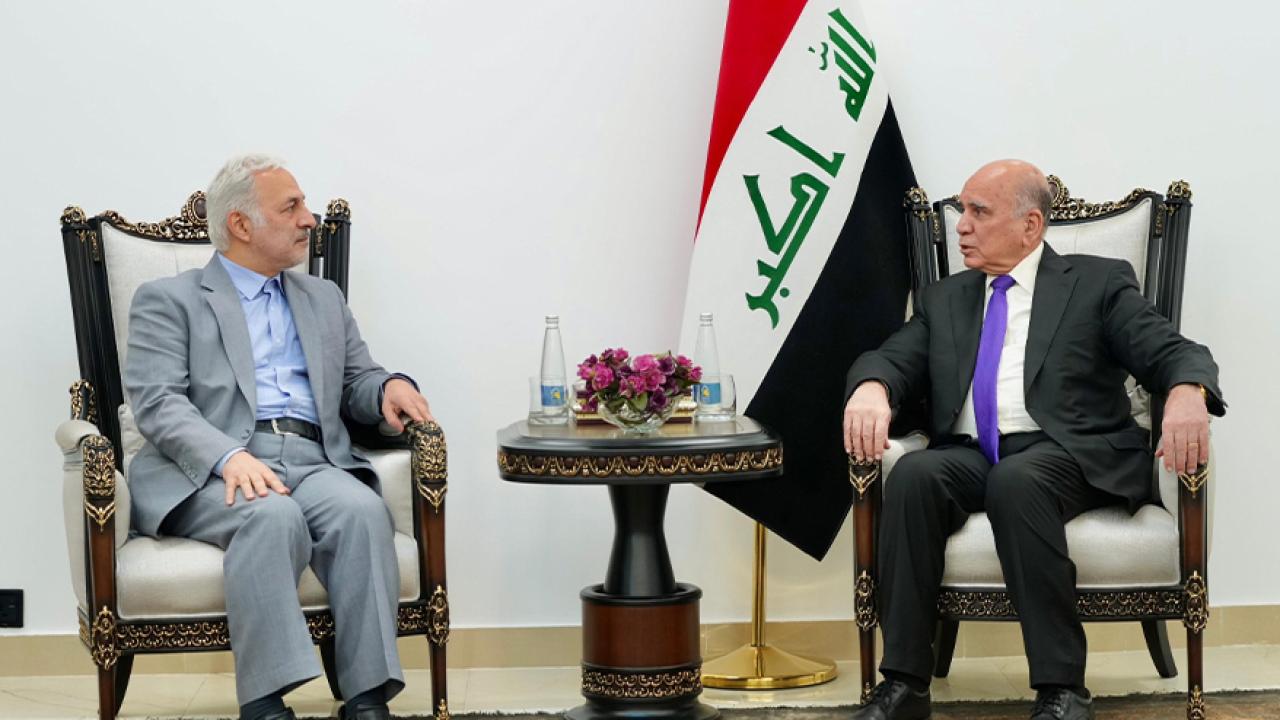 Irak Dışişleri Bakanı Hüseyin, İran Dışişleri Bakan Yardımcısı Celalzade ile görüştü