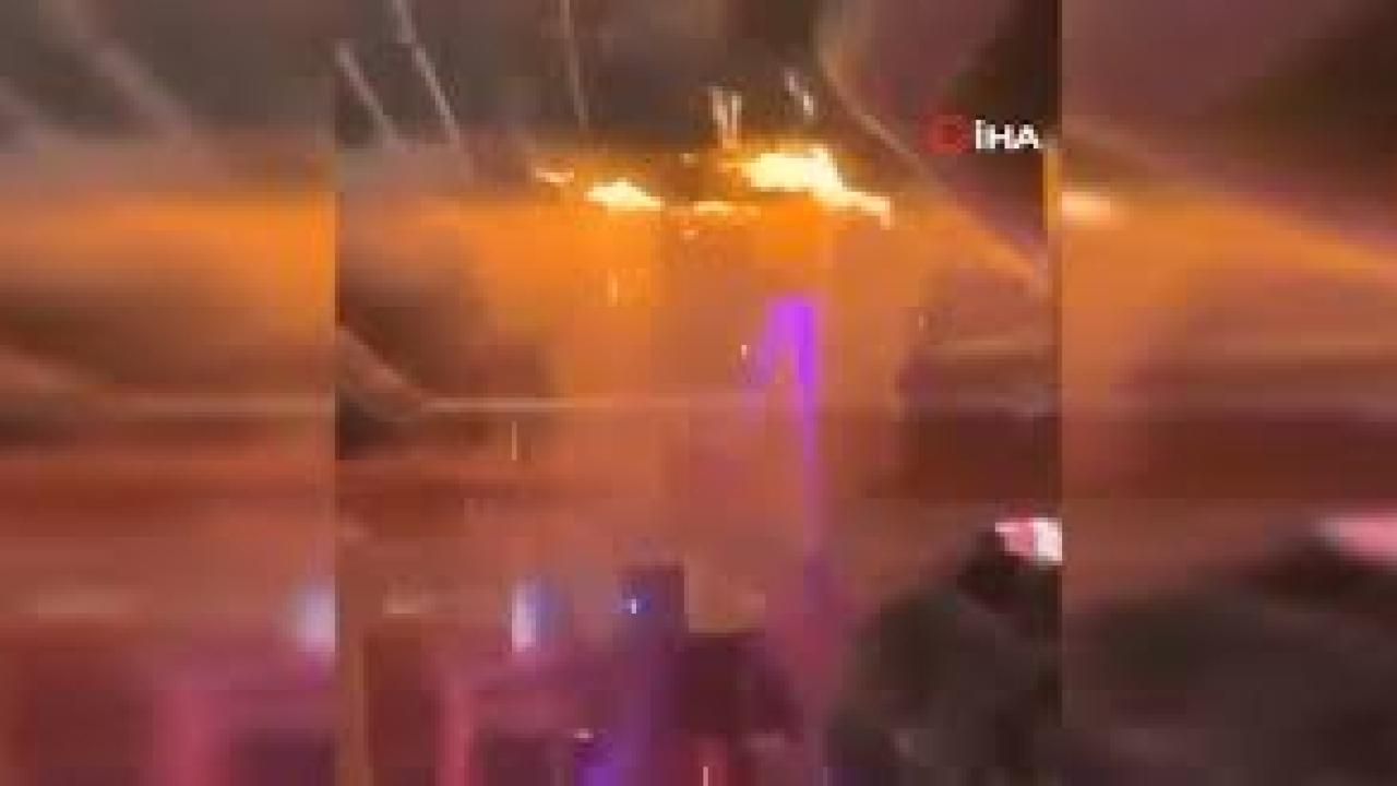 İsviçre'de kayak merkezinde 40 kişinin öldüğü yangının başladığı anlar ortaya çıktı