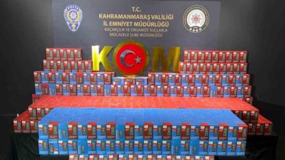 Kahramanmaraş’ta bin 422 adet kaçak telefon ele geçirildi