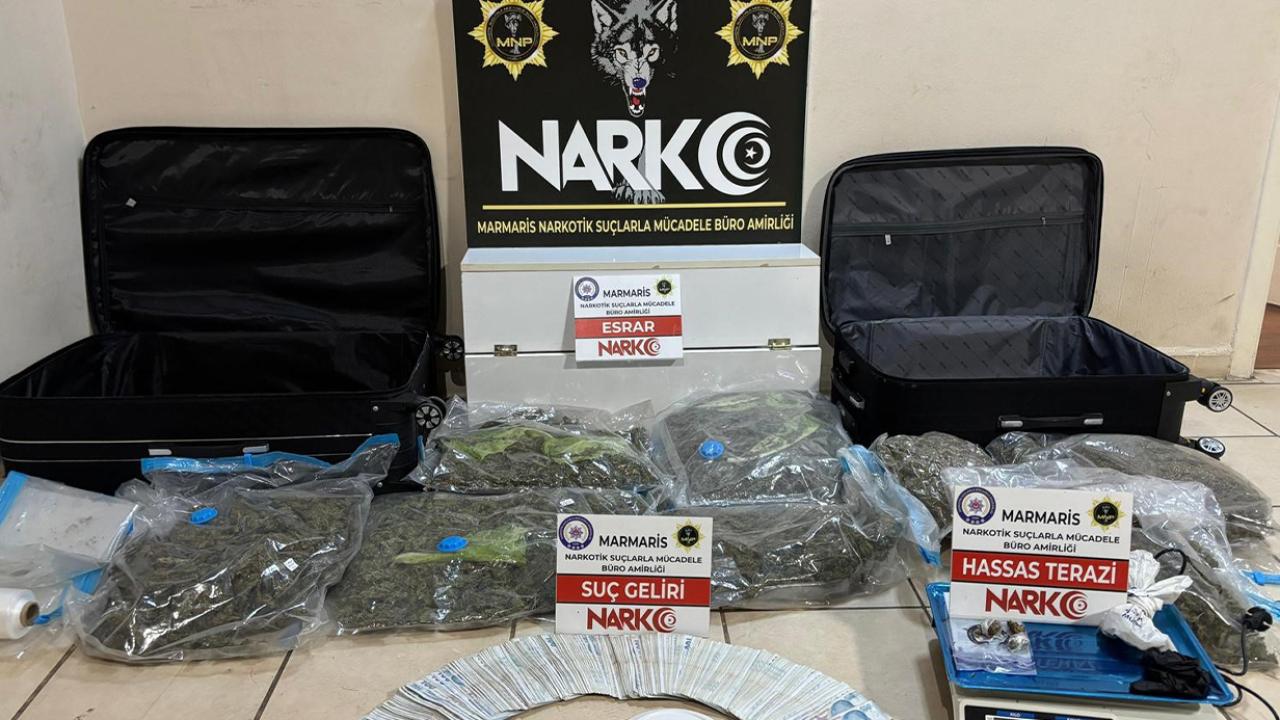 Marmaris’te uyuşturucu operasyonu: 5 tutuklama