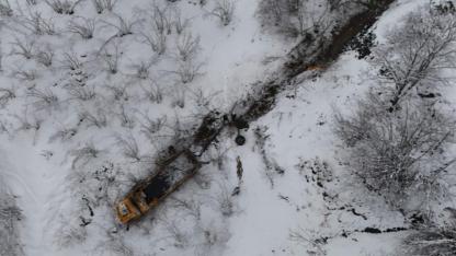 Ordu’da tır, 600 metre uçurumdan yuvarlandı
