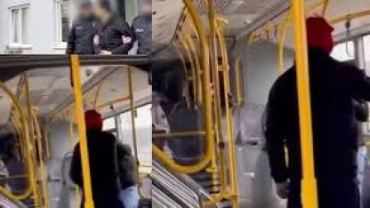 Otobüste tartıştığı genci darbeden şüpheli yakalandı