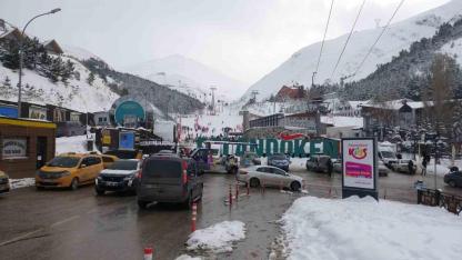 Palandöken’de sömestir tatili yoğunluğu