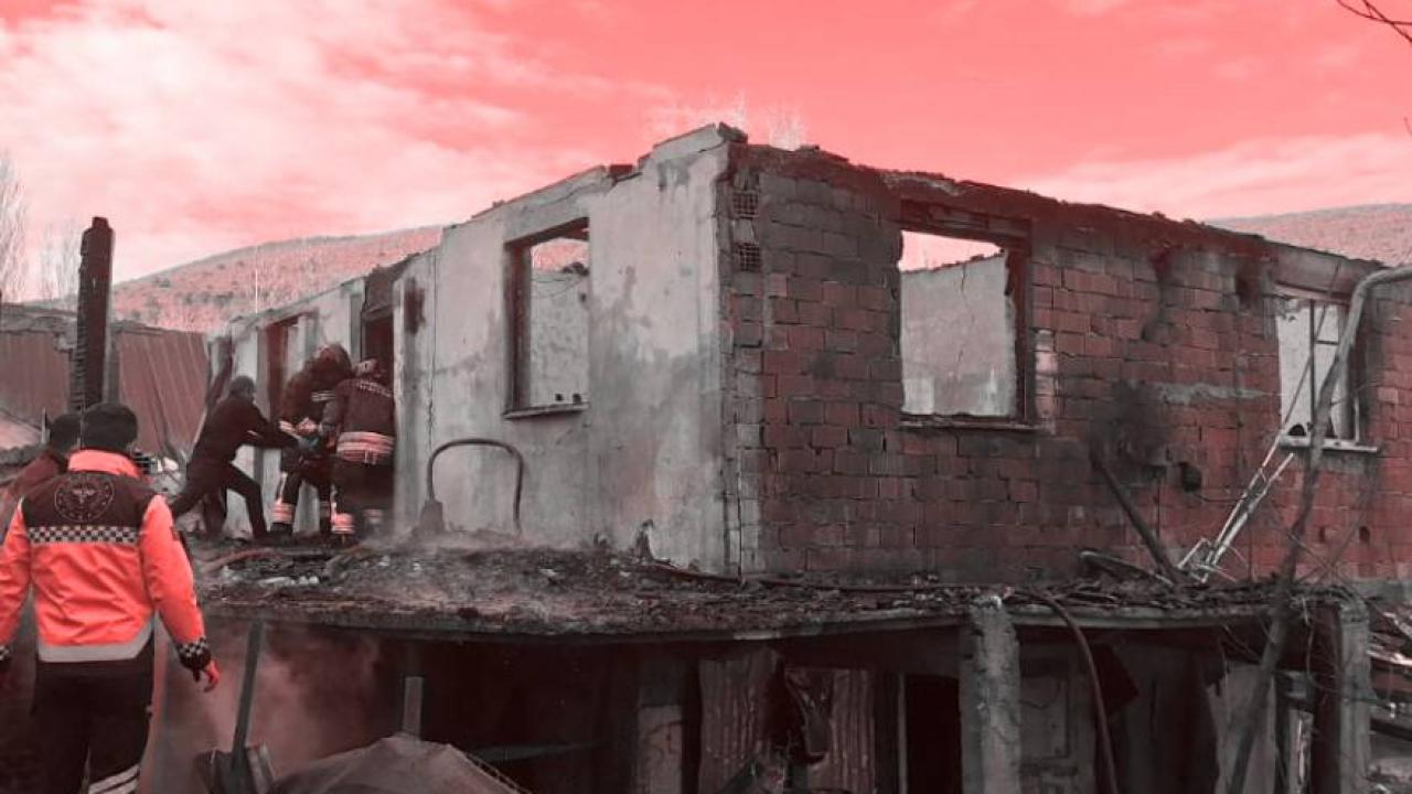 Samsun’da ev yangını: 2 ölü