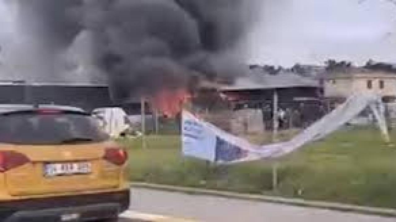 Şile’de şantiye kulübesinde yangın: Yaşlı adam hayatını kaybetti