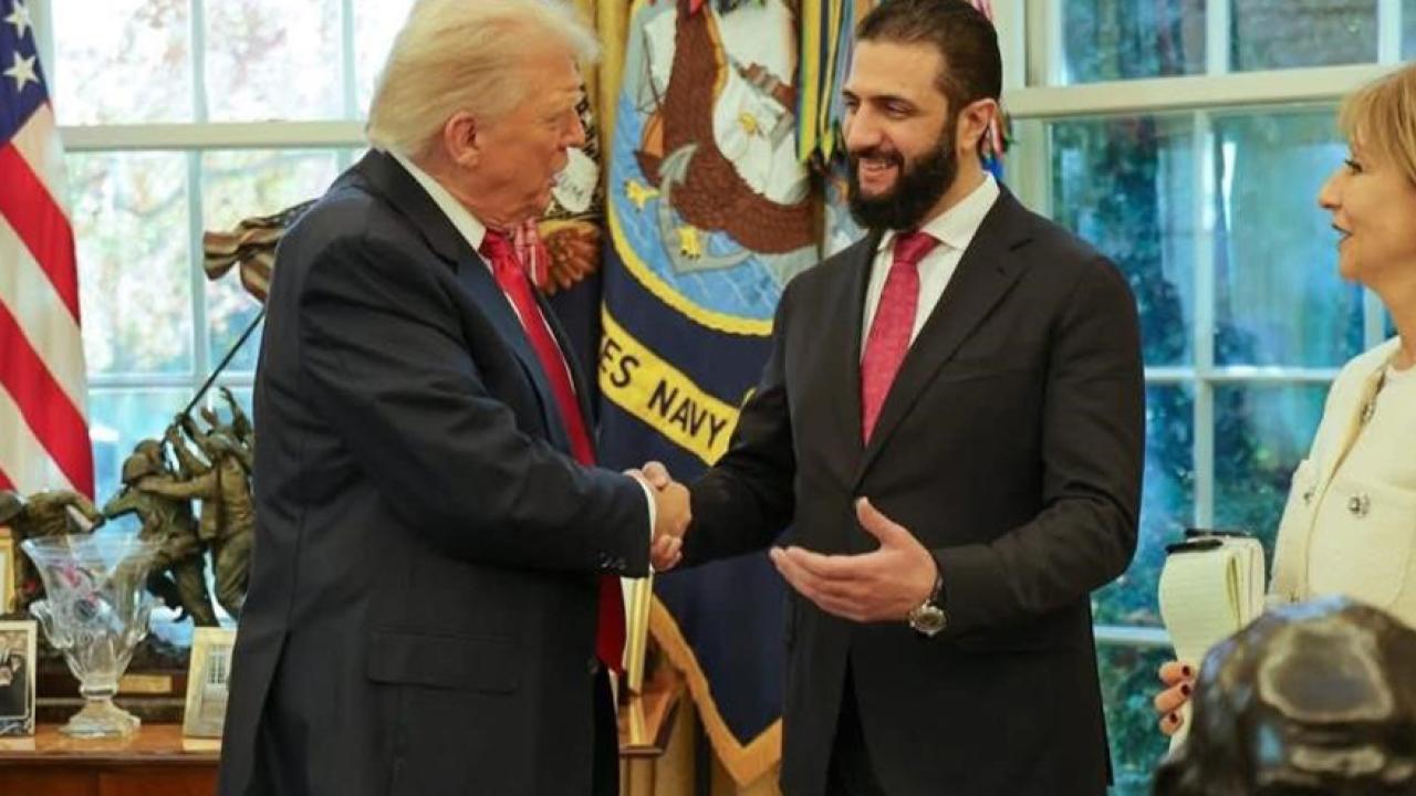 Suriye Devlet Başkanı Ahmed eş-Şara, Trump ile görüştü