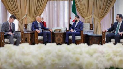 Suriye Devlet Başkanı eş-Şara, ABD’nin Suriye Özel Temsilcisi Barrack’ı kabul etti