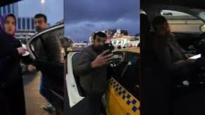 Taksici trafiği yoğun buldu, aldığı yolcuyu tekrar indirdi