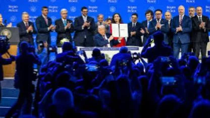Trump'ın kurduğu Barış Kurulu'nun kuruluş sözleşmesi Davos'ta imzalandı