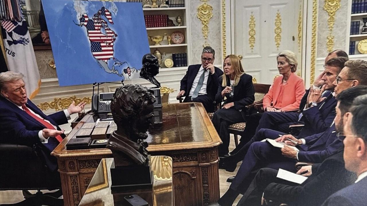 Trump'tan Kanada, Grönland ve Venezuelalı "yeni ABD haritası" paylaşımı