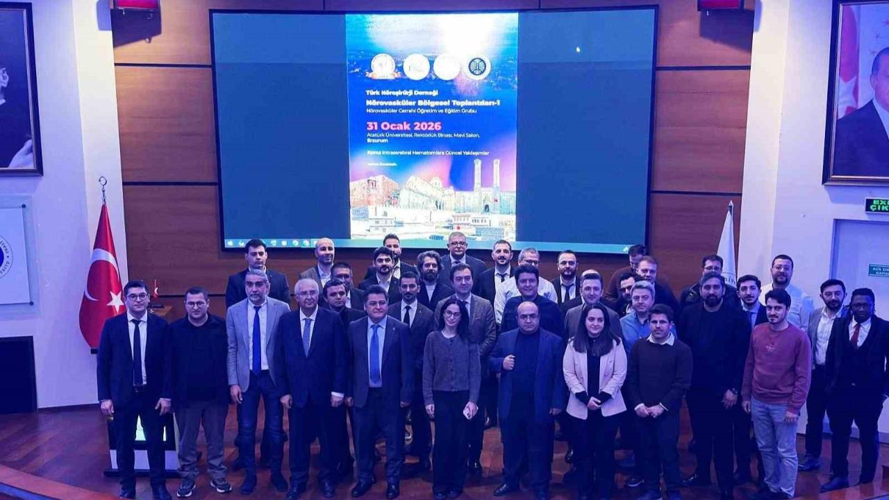 Türk Nöroşirurji Derneği Nörovasküler bölgesel toplantısı Erzurum’da yapıldı