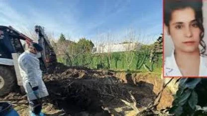 17 yıldır kayıp kadının cesedi eski eniştesinin bahçesinde bulundu