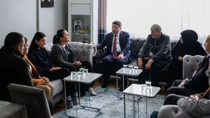 Adalet Bakanı Tunç, Atlas Çağlayan’ın ailesini ziyaret etti