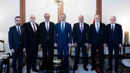 Bakan Fidan, GYUK Başkanı Ali Şaat’ı kabul etti