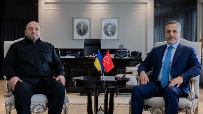 Bakan Fidan, Ukrayna Milli Güvenlik ve Savunma Konseyi Sekreteri Umerov ile görüştü