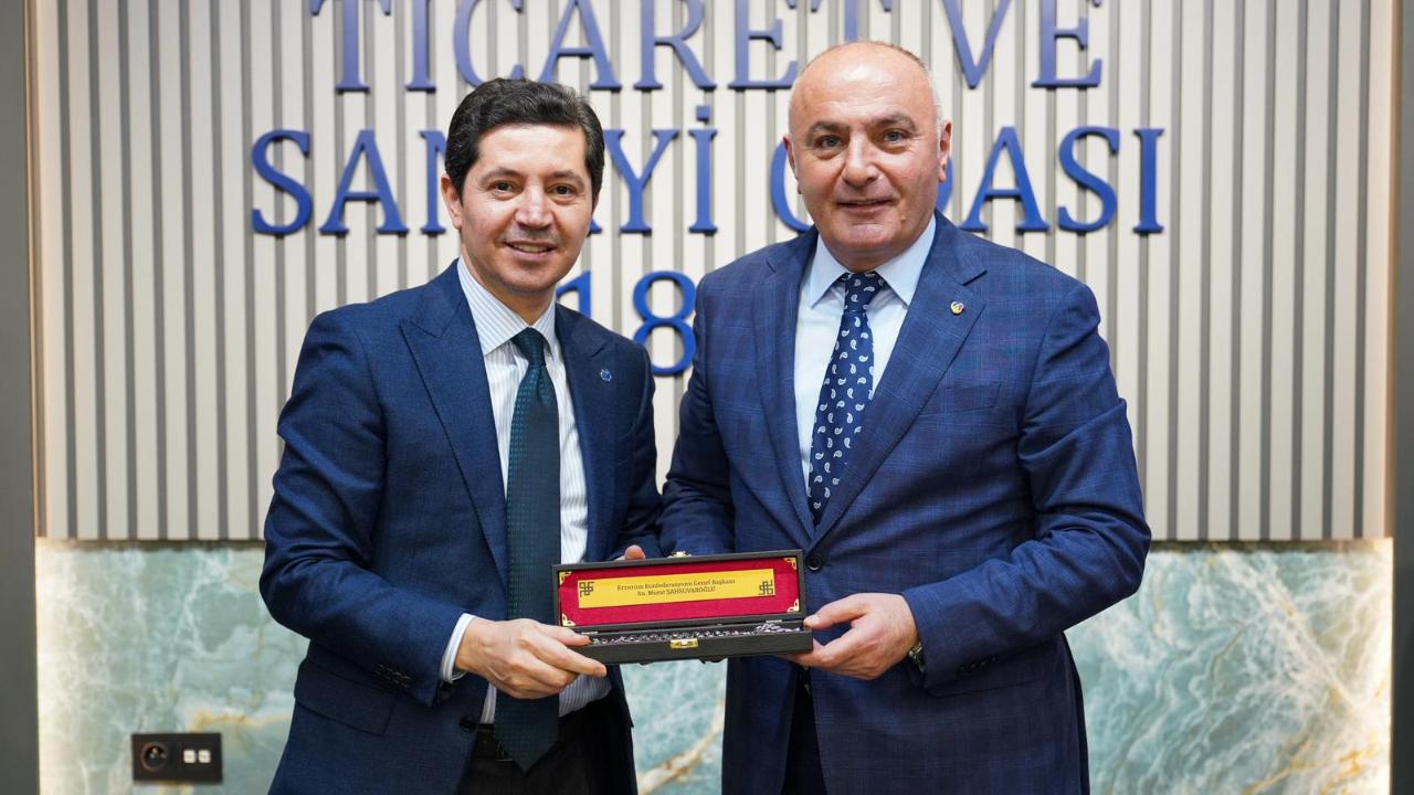 Başkan Özakalın ERKON Heyetini Ağırladı