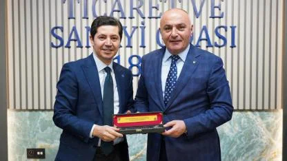 Başkan Özakalın ERKON Heyetini Ağırladı