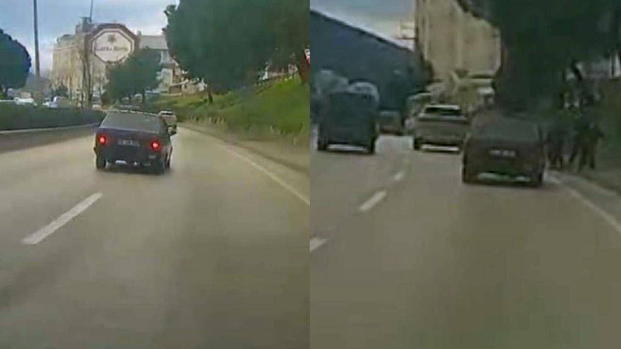 Çocukların üzerine araç sürdü, hiçbir şey olmamış gibi devam etti..