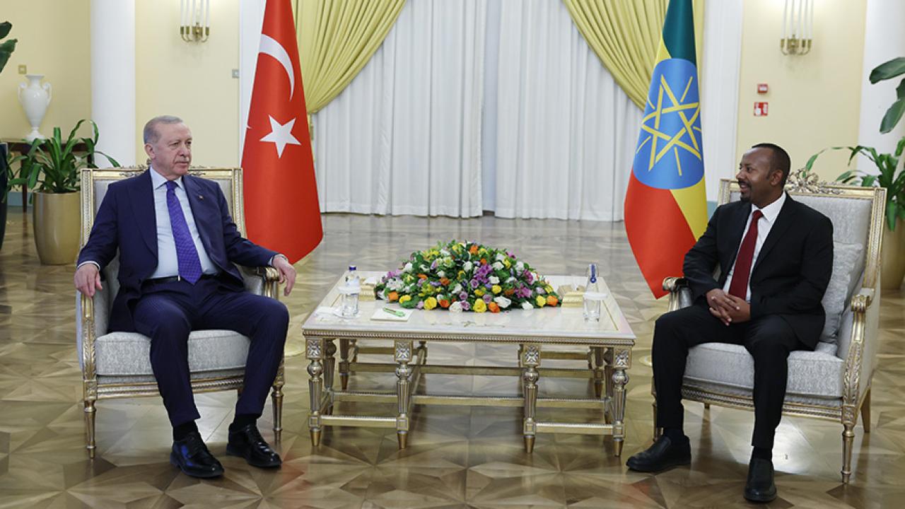 Cumhurbaşkanı Erdoğan, Etiyopya Başbakanı Ahmed Ali ile bir araya geldi