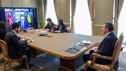 Cumhurbaşkanı Yardımcısı Yılmaz: "Kalıcı ve adil bir barış için her türlü çabaya katkı vermeyi sürdüreceğiz"