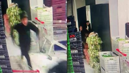 Deprem anında yaşanan panik kamerada