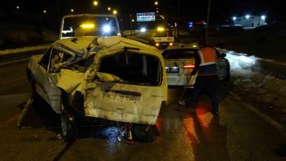 Erzurum’da trafik kazası: 2 yaralı