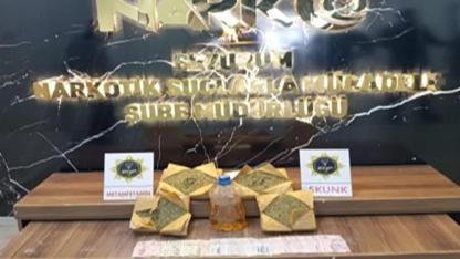 Erzurum’da uyuşturucu operasyonunda 3 tutuklama