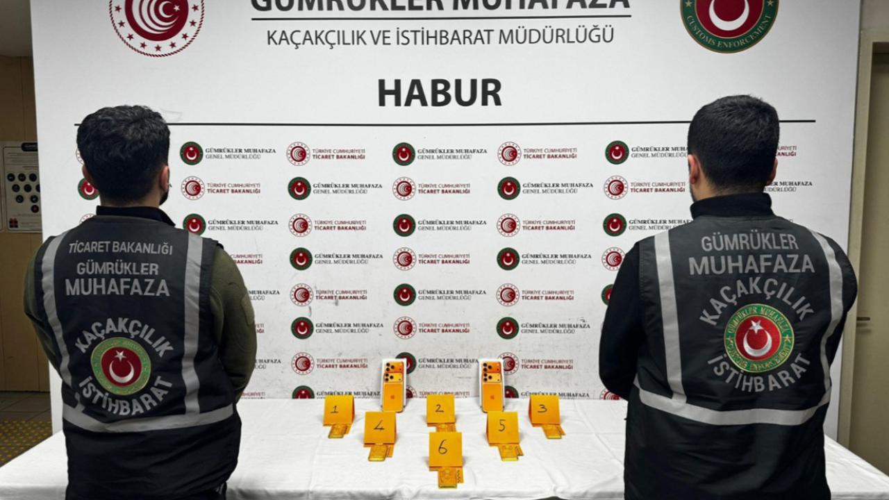 Habur’da ayakkabı içerisinde 41 kilo altın ele geçirildi