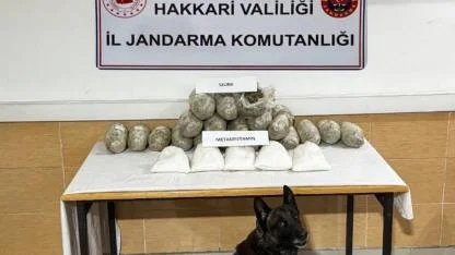 Hakkari’de 22 kilo uyuşturucu ele geçirildi