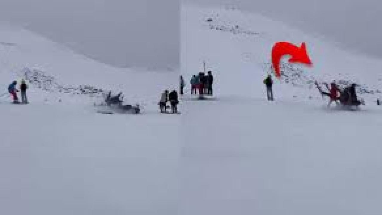 Kayak merkezinde kaza: 6 yaralı