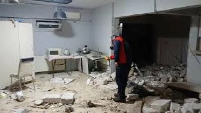 Kız yurdunda korkutan patlama