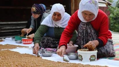 Köyde üretilen keş  bir enerji deposu