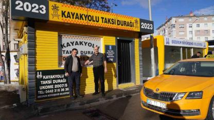 Palandöken’de Taksi Durakları  Sil Baştan  Yenileniyor.