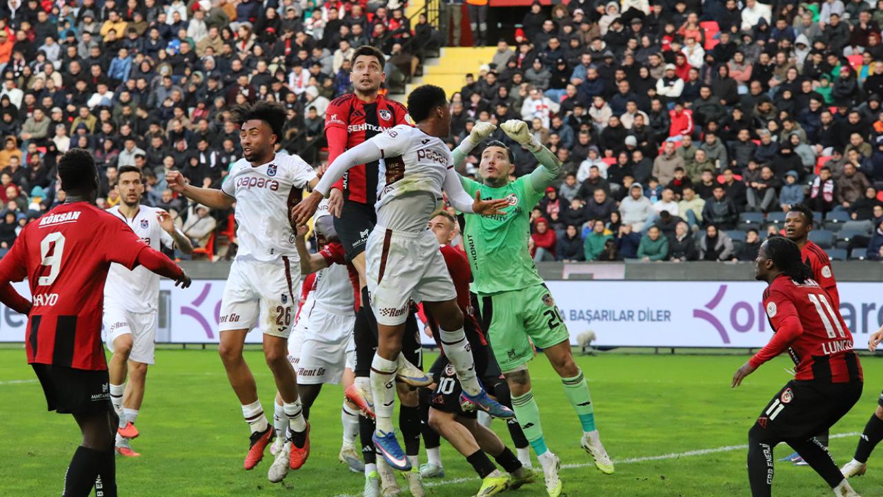 Trabzonspor, Gaziantep'te hata yapmadı