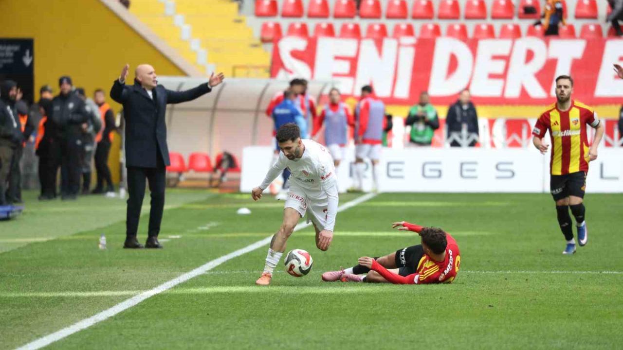 Trendyol Süper Lig: Kayserispor: 1 - Antalyaspor: 0 (Maç sonucu)
