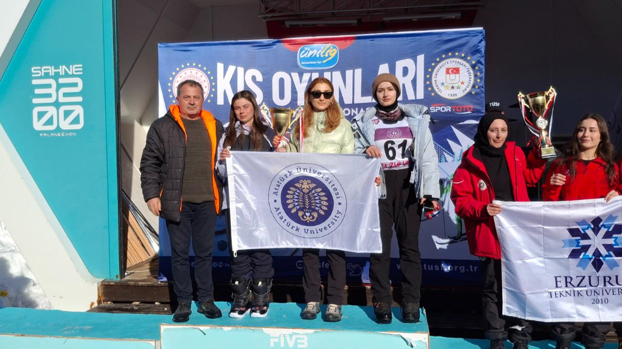 Ünilig kış oyunlarında Atatürk Üniversitesi rüzgârı