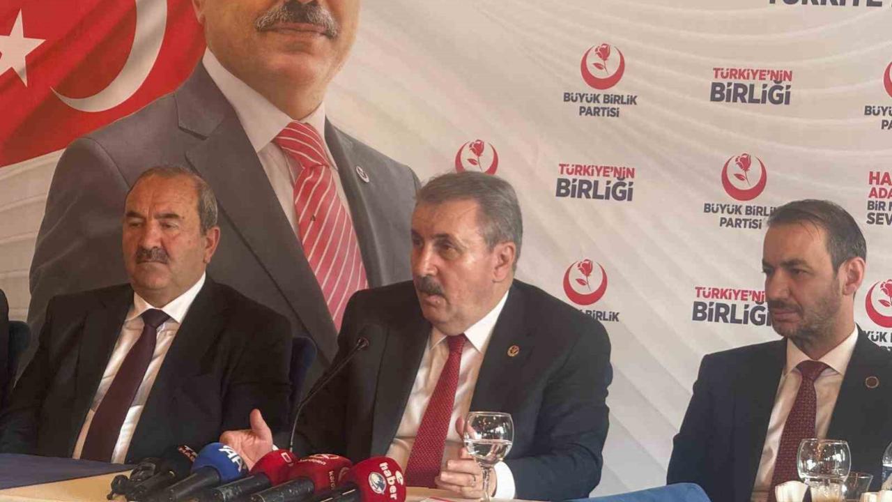 BBP Genel Başkanı Destici; "Antalya ile Erzurum’a doğal gazın aynı fiyatta verilmesini doğru bulmuyoruz"