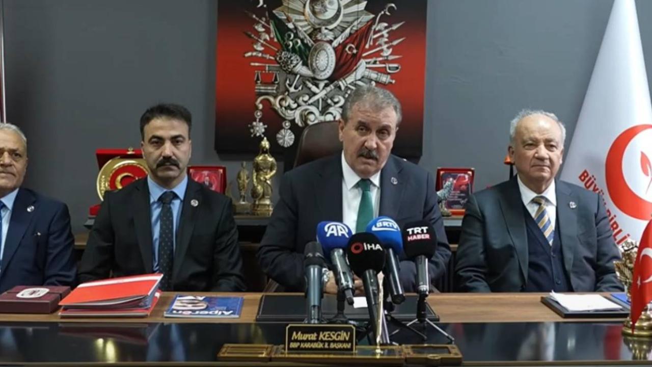 BBP Genel Başkanı Destici: "Trump ve Netenyahu gibi liderler dünya tarihinden silinmelidir"