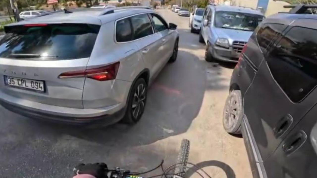 Bisikletli genci sıkıştırıp aracından inen sürücüye 180 bin lira ceza