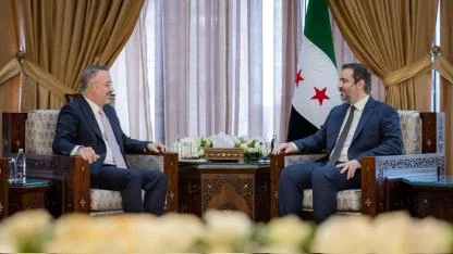 Büyükelçi Yılmaz, Suriye Dışişleri Bakanı Şeybani ile bir araya geldi