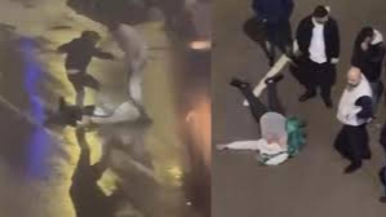 Cadde ortasında dehşet anları