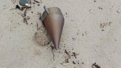 Çatalca’da kıyıya vuran füze başlığı imha edildi