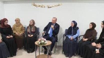 Cumhurbaşkanı Erdoğan üniversite öğrencileri ile bir araya geldi