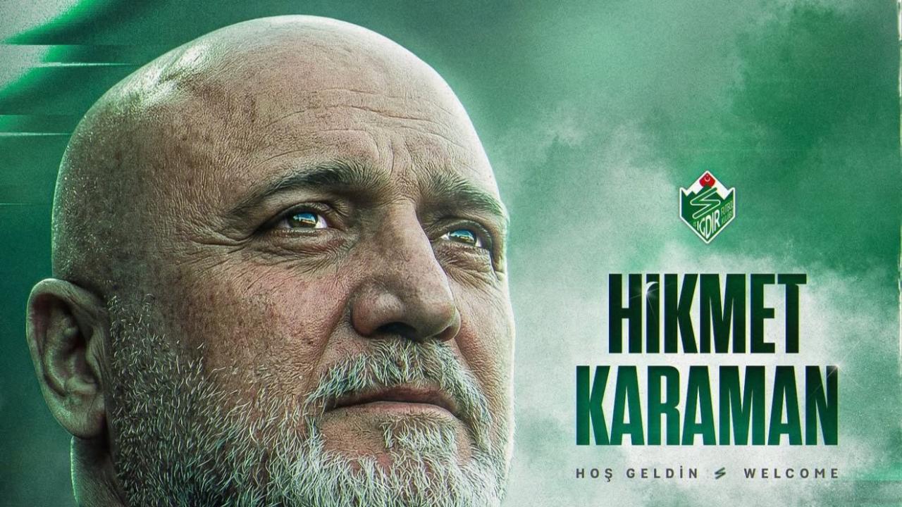 Iğdır FK’da teknik direktörlük görevine Hikmet Karaman getirildi