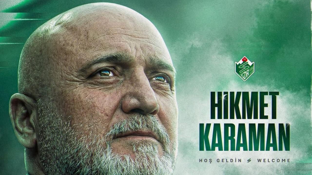 Iğdır FK’da teknik direktörlük görevine Hikmet Karaman getirildi